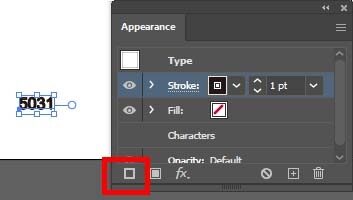 Illustrator 文字の周りに枠線をつける