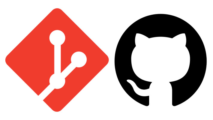 Git-GitHub-logo